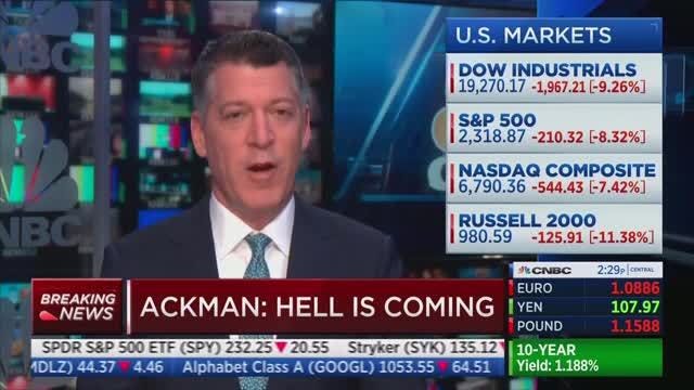 CNBC Anchor Admits Bill Ackman Stood to Benefit From His 'Hell Is Coming'  Coronavirus Rant :: Grabien - The Multimedia Marketplace