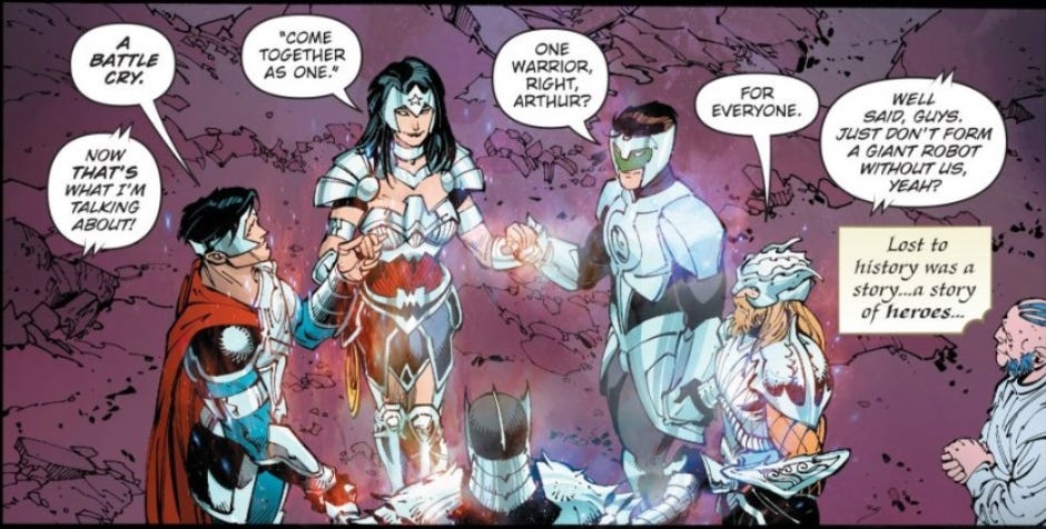 Justice League goes metal.
