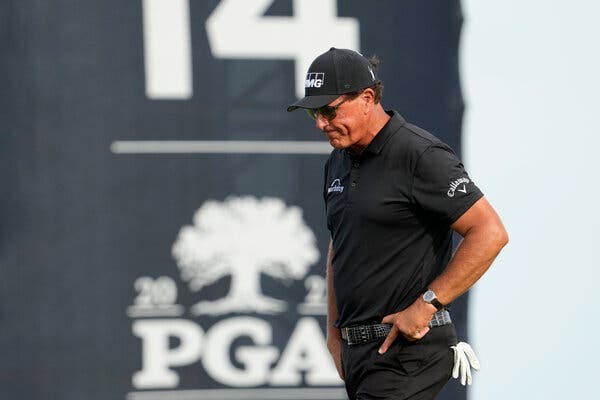 “It was reckless, I offended people and I am deeply sorry for my choice of words,” Phil Mickelson said Tuesday.