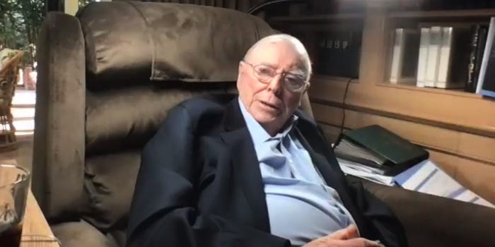 Charlie Munger: 22 Quotes on Stocks 'Frenzy,' Policy, Investing Skills