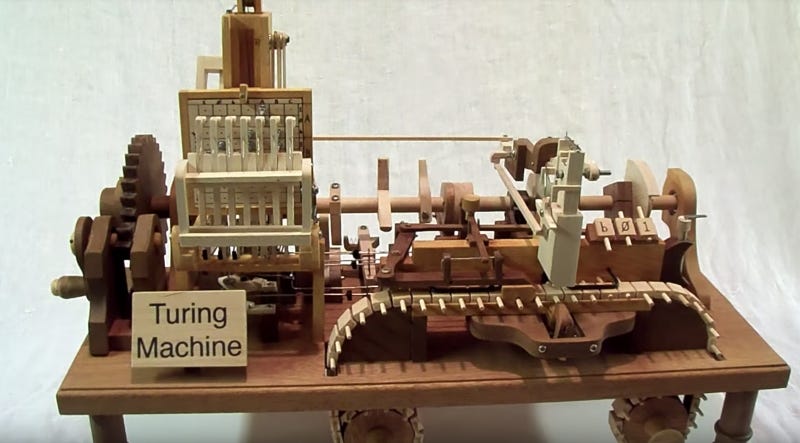 A Turing Machine Handmade Out of Wood | Open Culture