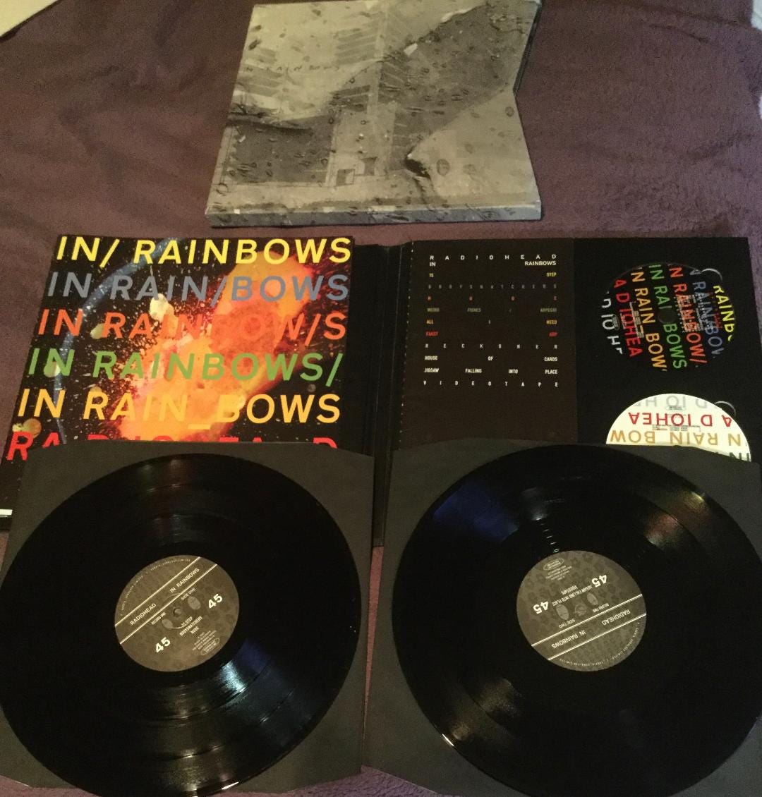 Radiohead In Rainbows boxset - Spinning records i haven&#39;t played in awhile  : radiohead