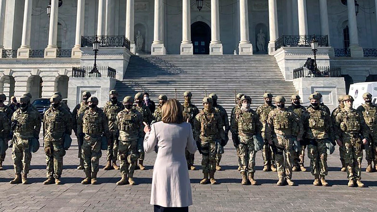 Nancy Pelosi thanks National Guard before Impeachment hearing