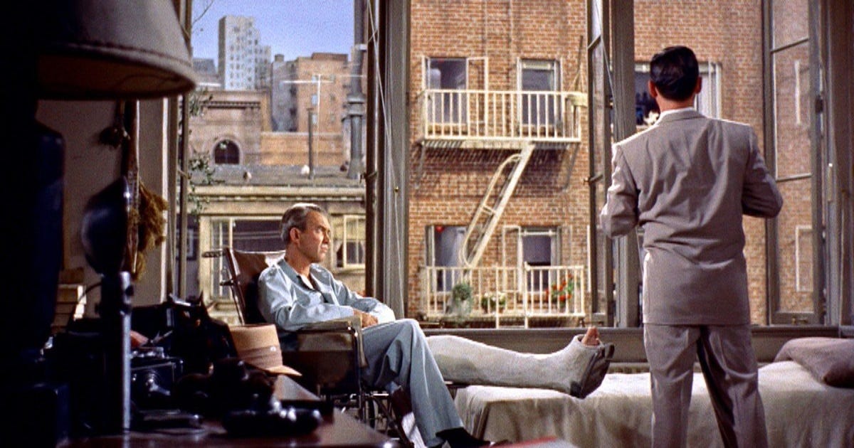 just so cranky in my gorgeous apartment being jimmy stewart