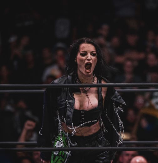 Saraya screams "This is my house!" in AEW