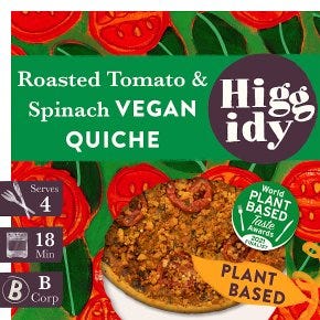 Higgidy Spinach & Tomato Quiche
