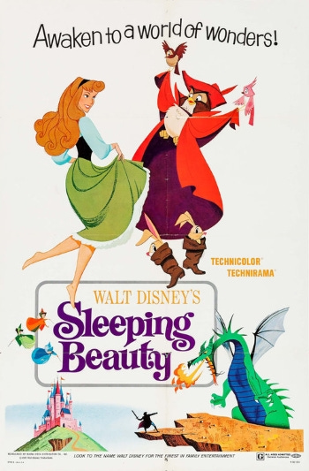 Theatrical poster for the 1970 re-release of Sleeping Beauty