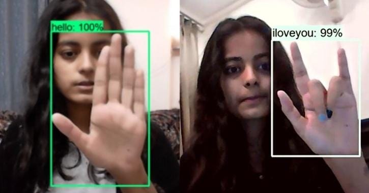 Engineering Girl Builds AI Model To Translate Sign Language Into English  Instantly