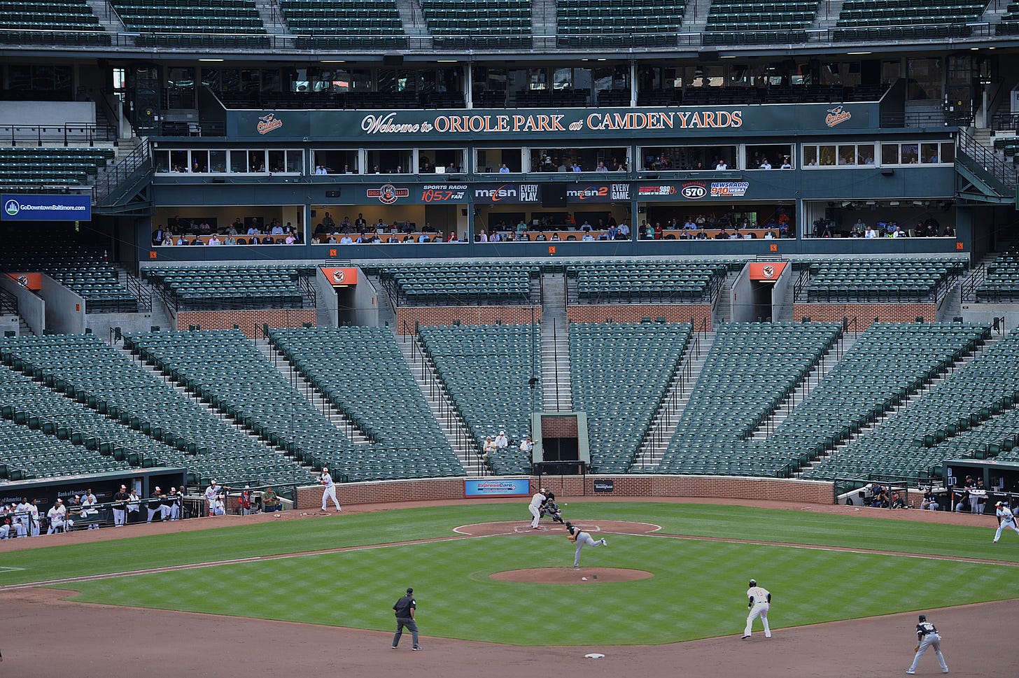 Baltimore Riots: See the Orioles Playing in an Empty Stadium | Time