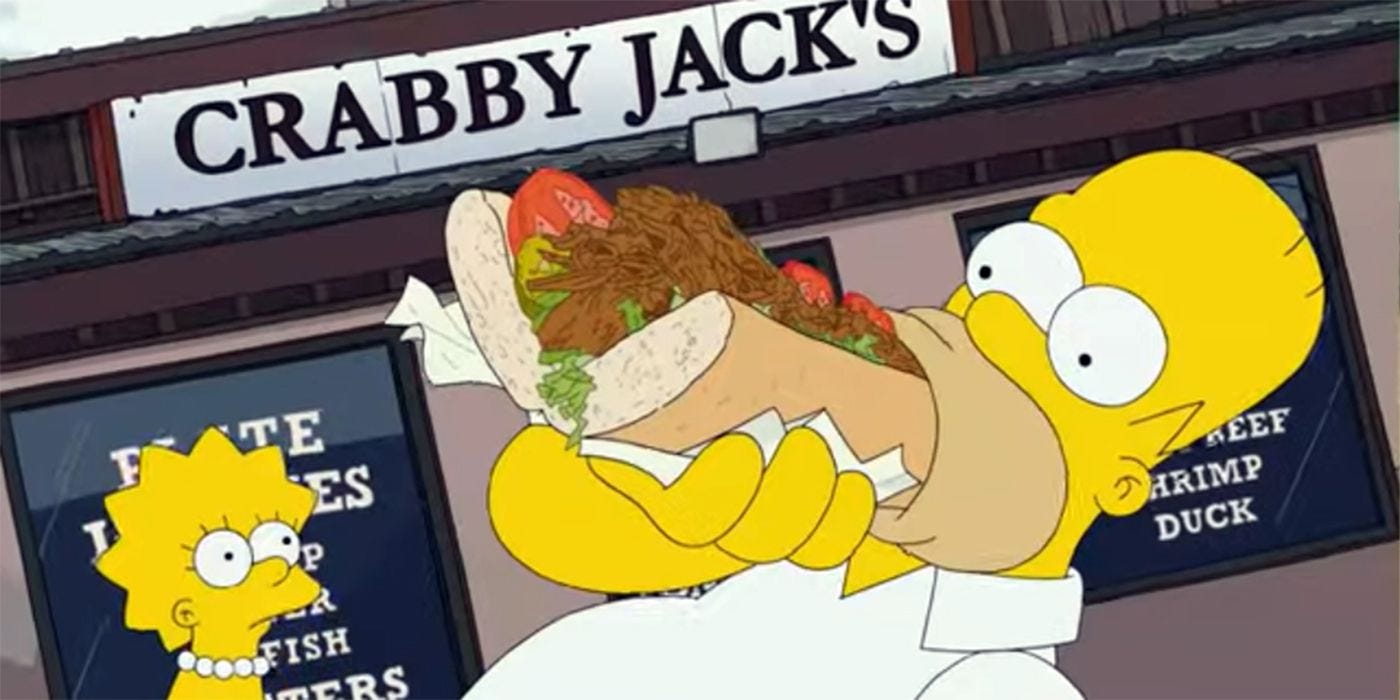 The Simpsons: YouTuber Recreates Homer Eating Through New Orleans