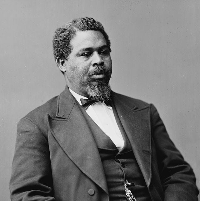 Portrait of Robert Smalls taken in 1870’s; Library of Congress; Accessed via Wikimedia.