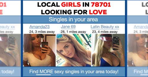 What happens when you click on 'local singles' ads (21 Photos)