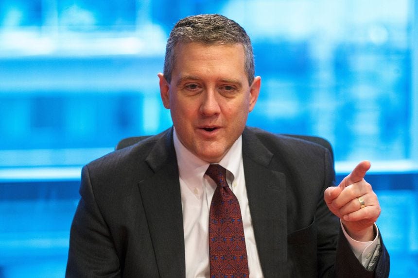 Fed's Bullard Casts Doubt on Need for Rate Increases ...