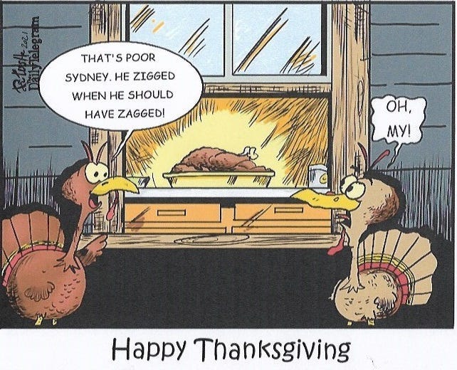 Bruce Petush: Happy Thanksgiving