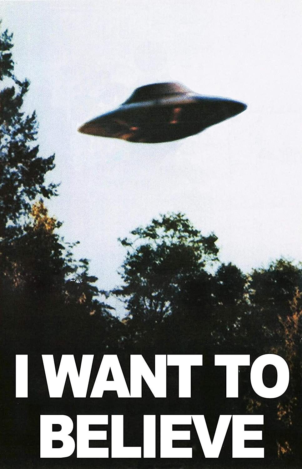 Amazon.com: X FILES &quot;I Want to Believe&quot; Mulders Office Tv Show Poster  24x36: Posters &amp; Prints