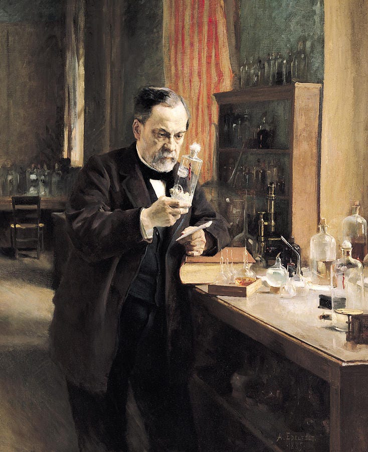 Pasteur Painting - Louis Pasteur by Albert Gustaf Aristides Edelfelt