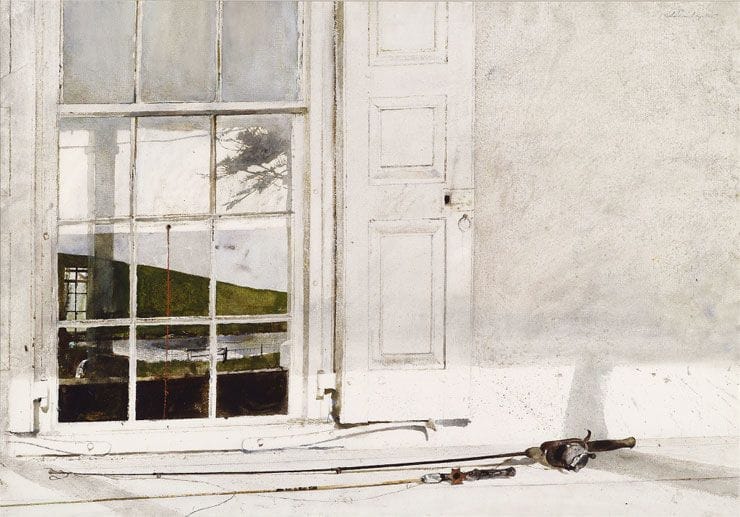 Andrew Wyeth - Rod and Reel, 1975