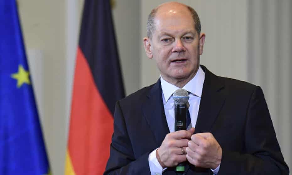 Scholz-o-matic: German chancellor&amp;#39;s old habits find new audience | Germany  | The Guardian