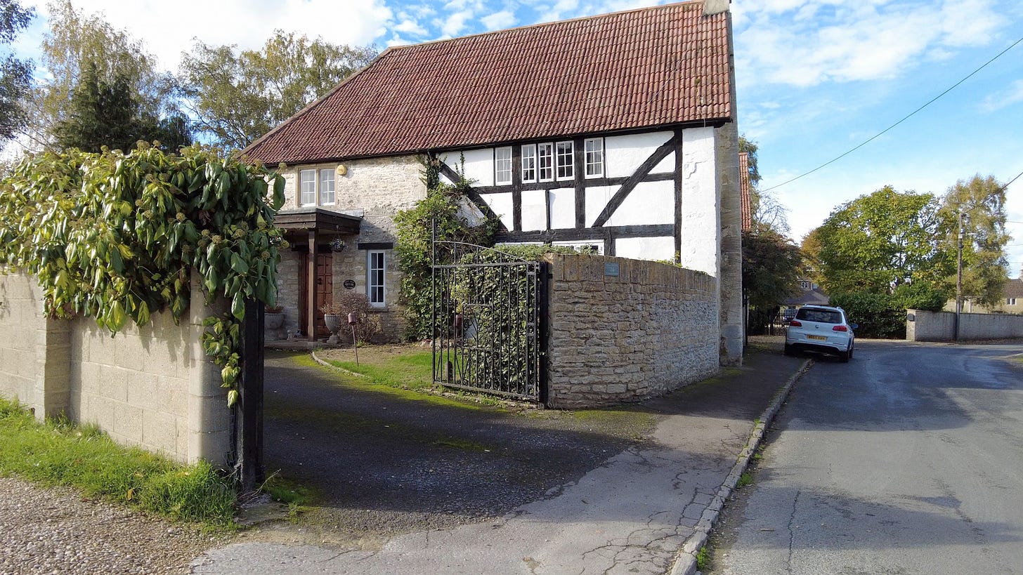 A beautiful old cottage in Semington, Wiltshire. Photo by Roland's Travels.