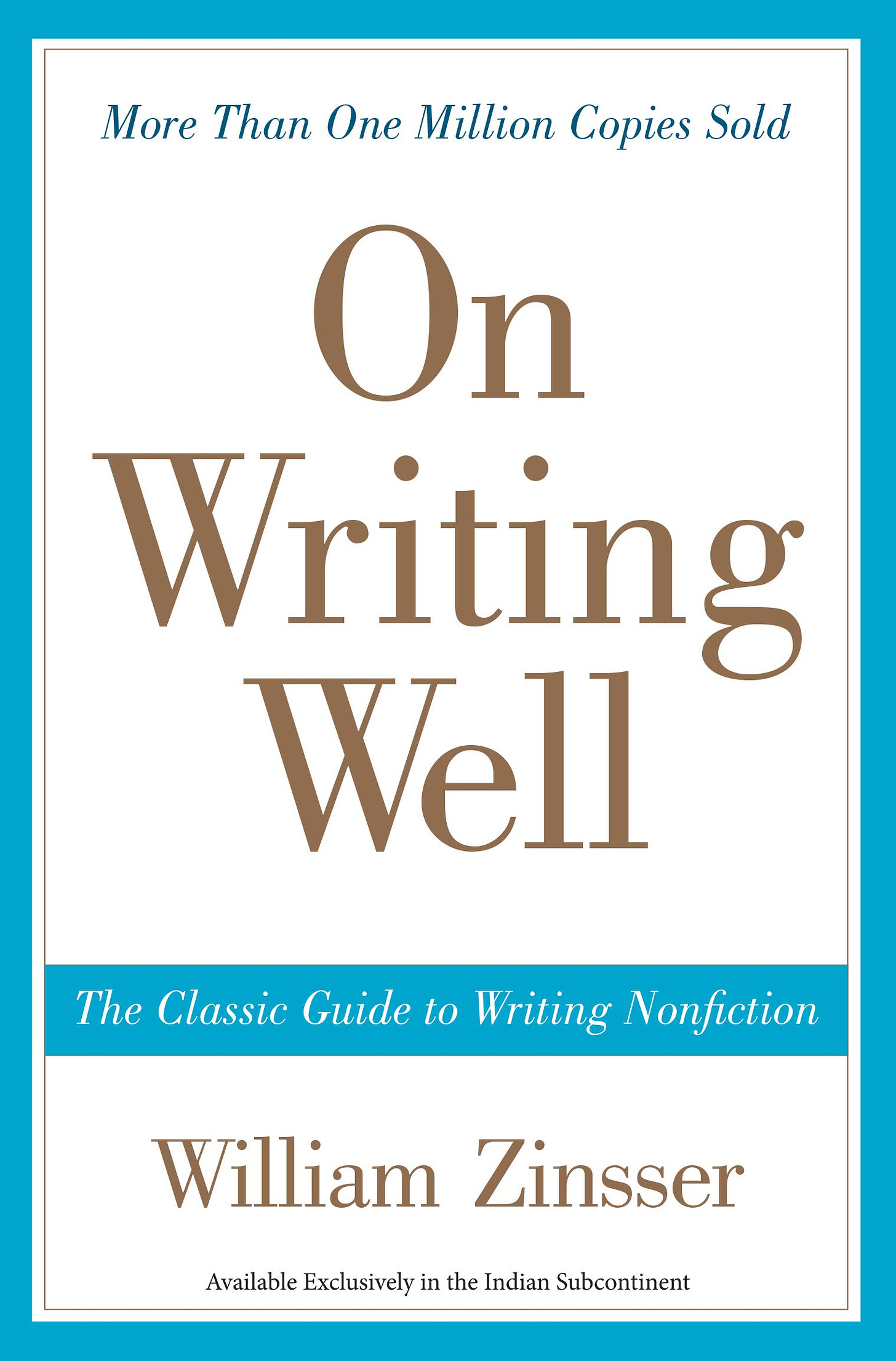 ON WRITING WELL : THE CLASSIC GUIDE TO WRITING NONFICTION : Zinsser,  William: Amazon.ca: Livres