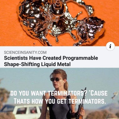 T-1000 | Terminator, Funny photos, Funny memes