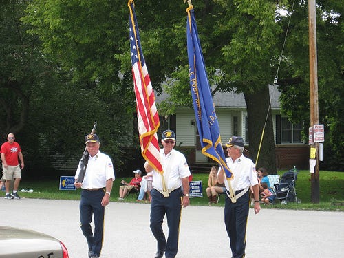 Grandpa in Color Guard