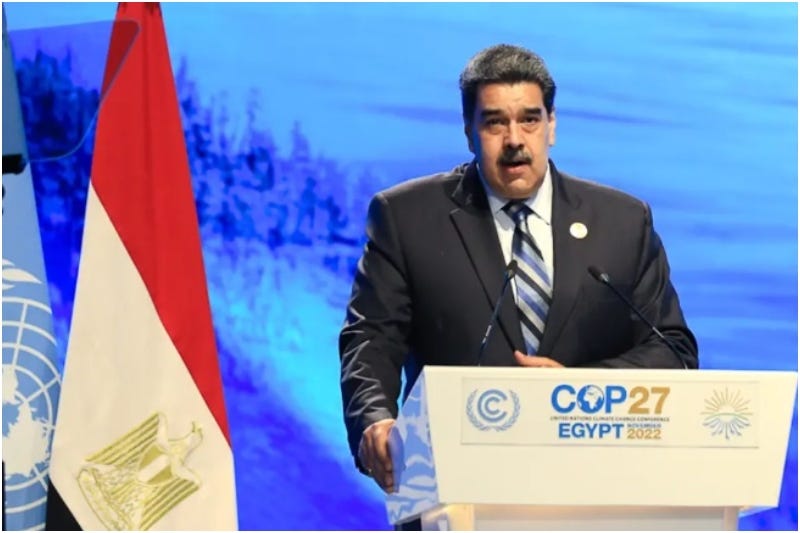 Maduro desde la COP27: "De seguir este ritmo en 30 o 40 años será  inhabitable este planeta" (+Video)