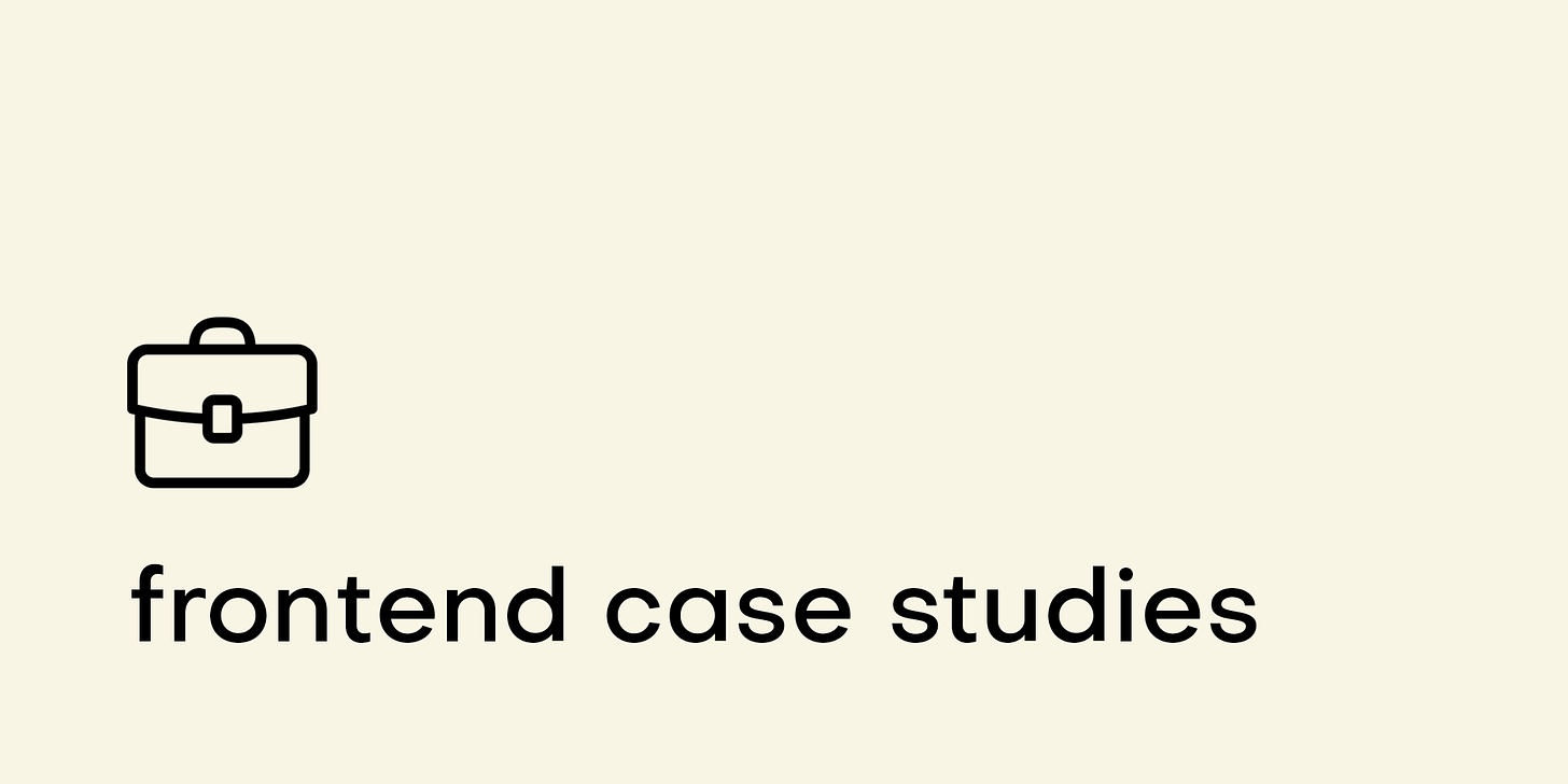 Frontend case studies logo
