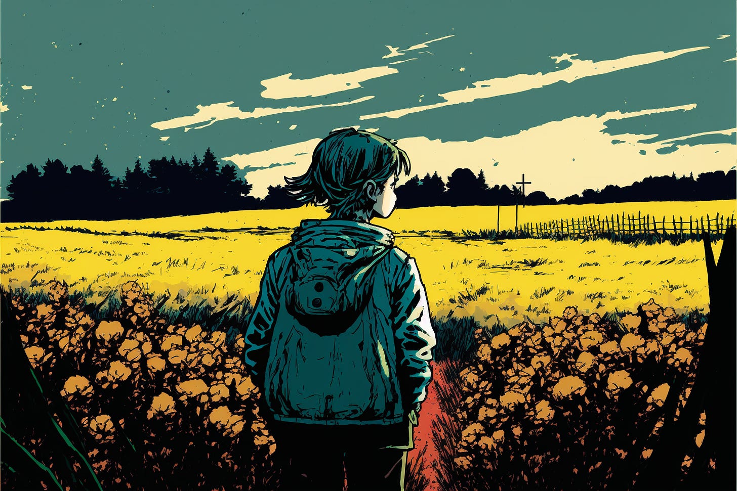 an field of idle calm, graphic novel