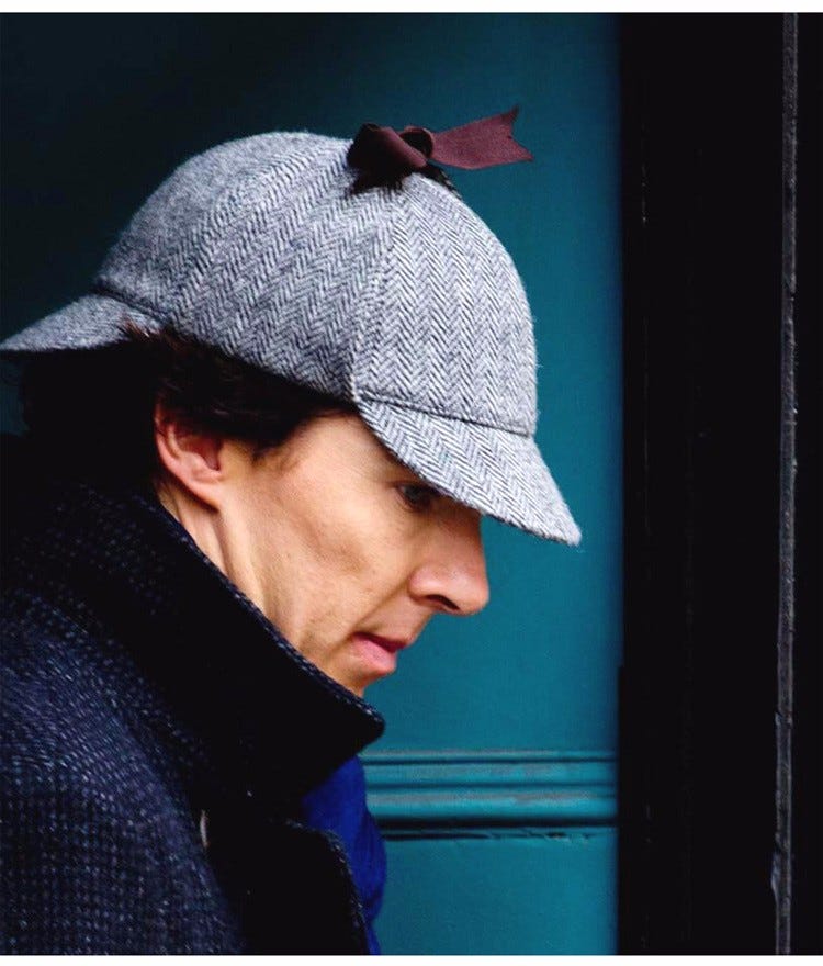 MNKNCL Brand Sherlock Holmes Hat Deerstalker Tweed Cap Sherlock Cosplay  Detective Cap Novelty Accessories Sombrero|tweed cap|sherlock holmes  hatsherlock cap - AliExpress