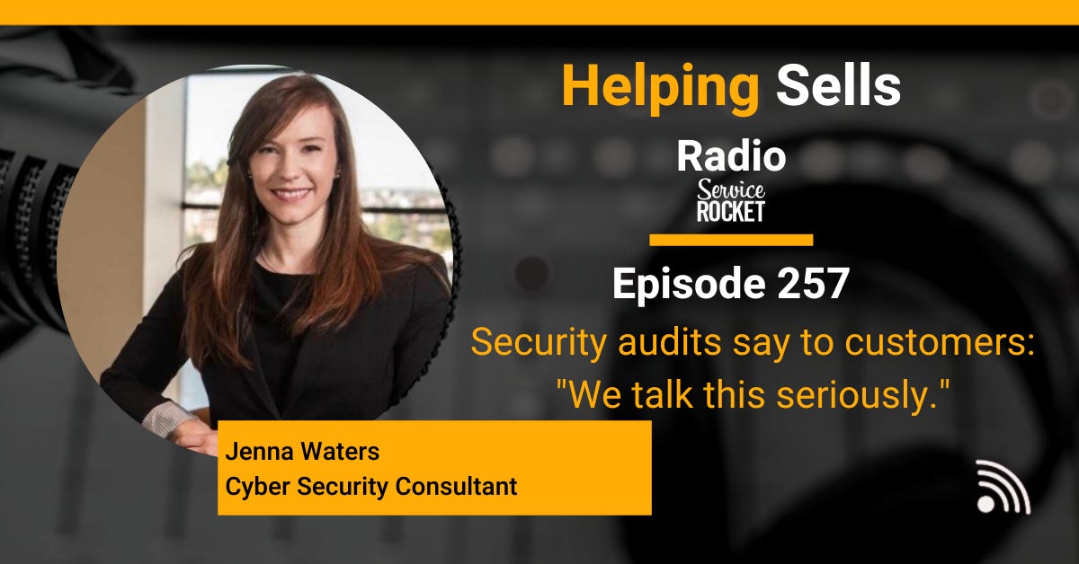 Jenna Waters Cyber Security Consultant on Helping Sells Radio Bill Cushard Podcast