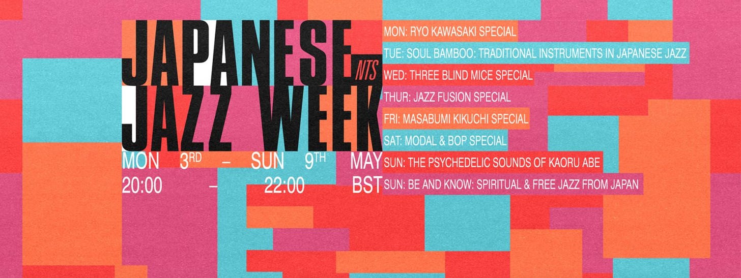 Poster of Japanese Jazz Week on NTS radio