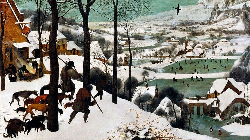 Hunters in the Snow by Pieter Bruegel the Elder (1565)