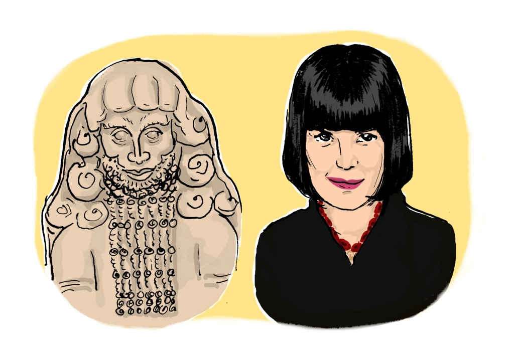 Gilgamesh (or the tablets containing the story in cuneiform) and Eve Ensler.