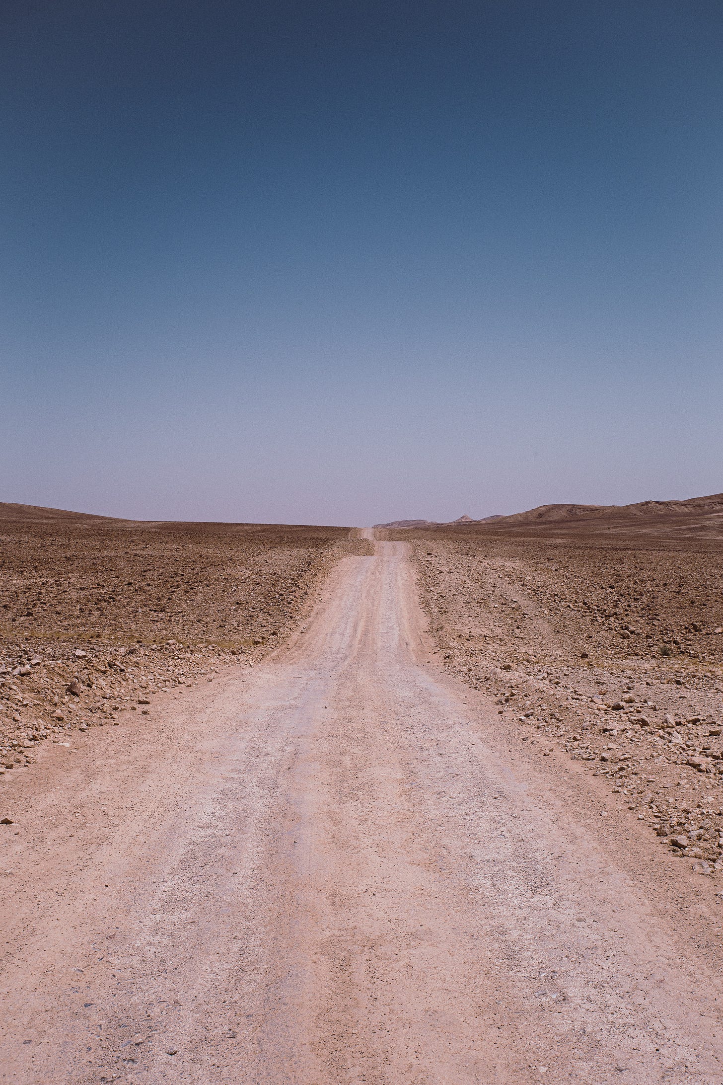 dusty desert road