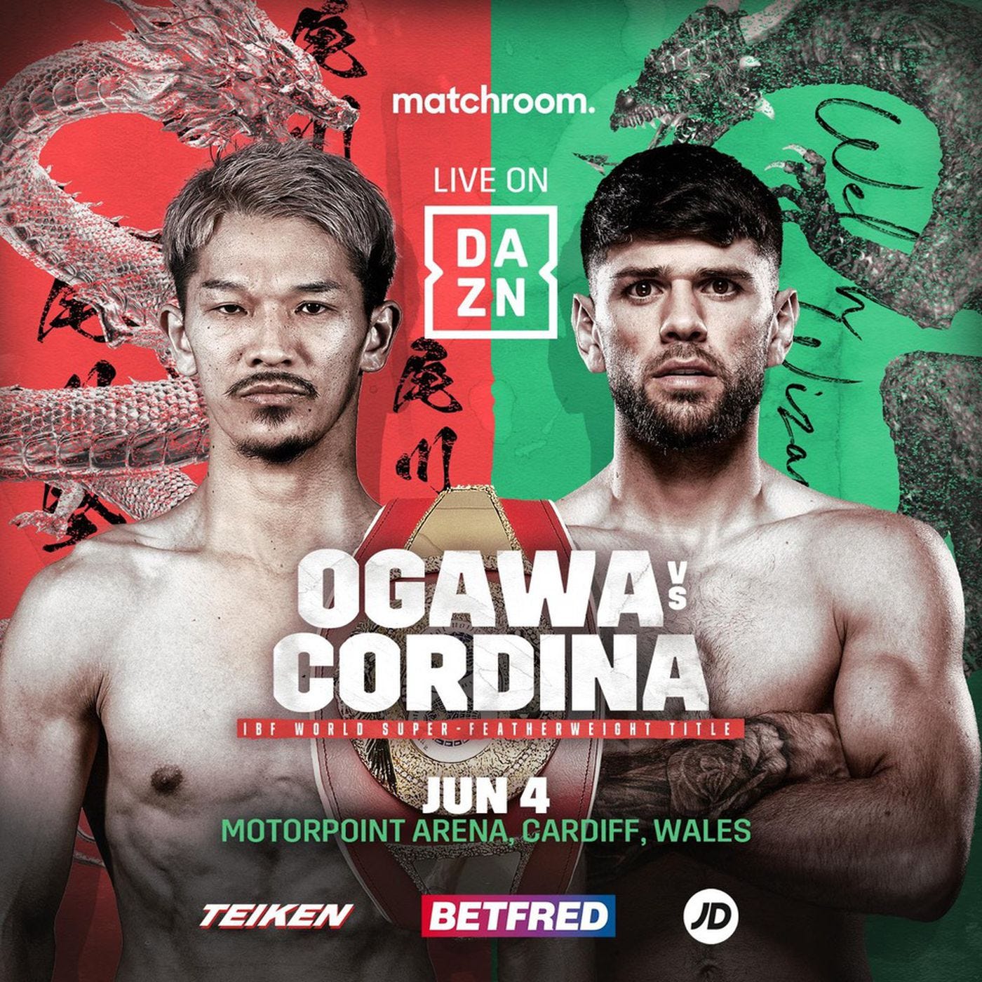 Kenichi Ogawa vs Joe Cordina official for June 4 in Cardiff - Bad Left Hook