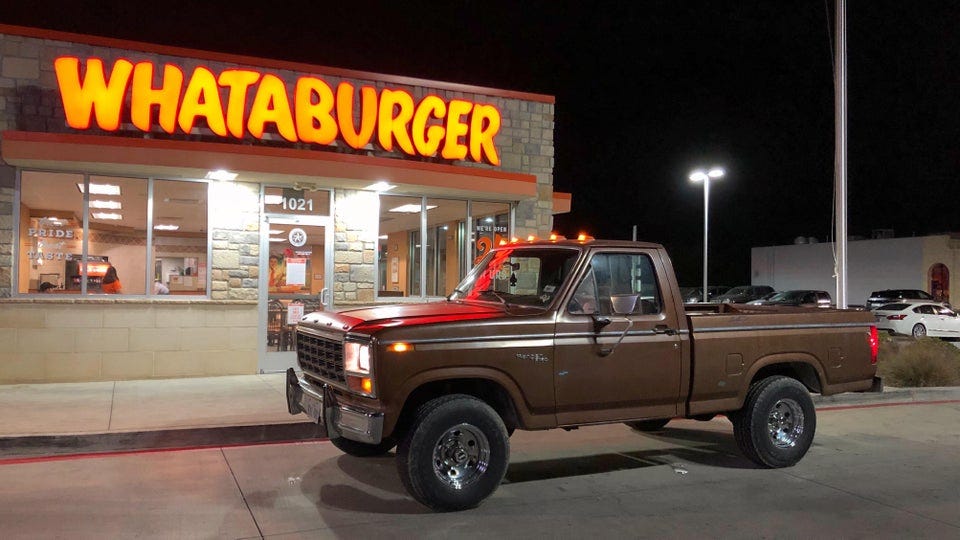 r/Trucks - Whataburger. Ford. Texas.