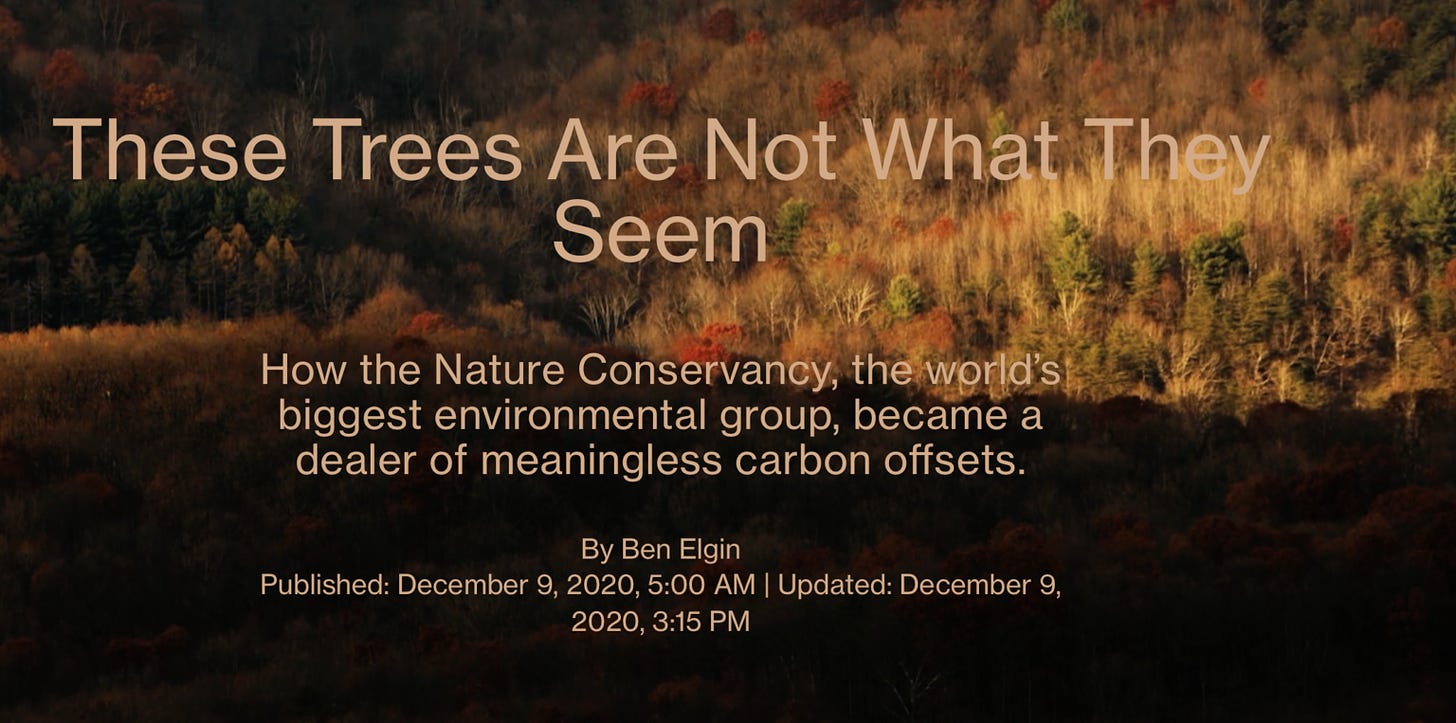 JunkScience petitions SEC on Nature Conservancy carbon offset fraud - E&E  Legal