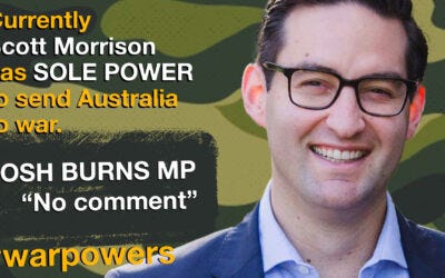Josh Burns on war powers reform