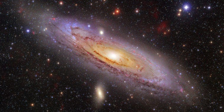 Building Andromeda: Galaxy ended up with stars orbiting at right angles |  Ars Technica