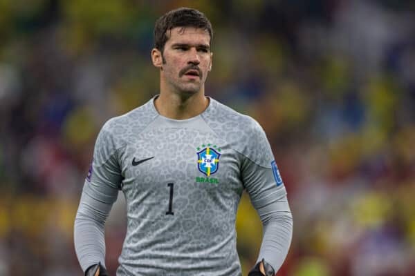 Alisson reveals the reason for his World Cup moustache - "Speak up,  people!" - Liverpool FC - This Is Anfield