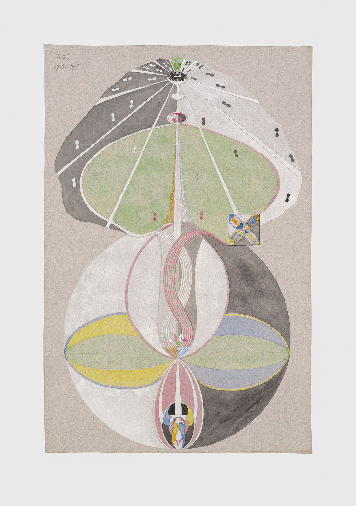 A rare set of Hilma af Klint watercolors is now on display at David Zwirner