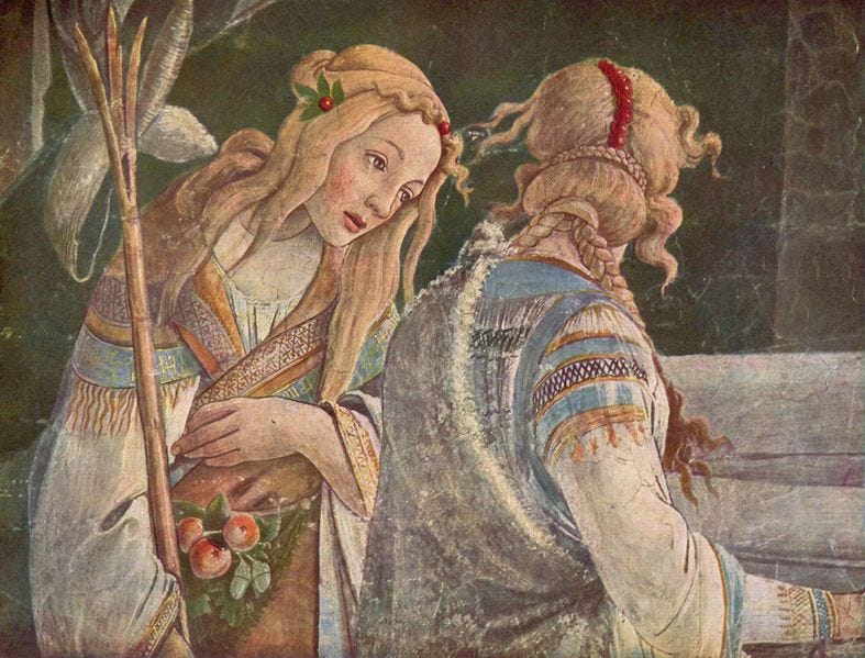 A Blog About Reading Marcel Proust: Swann likens Odette to a Botticelli  fresco