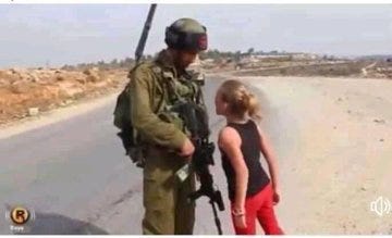 Ukrainian girl confronting a Russian soldier&amp;#39; is actually Palestine&amp;#39;s Ahed  Tamimi | Middle East Eye