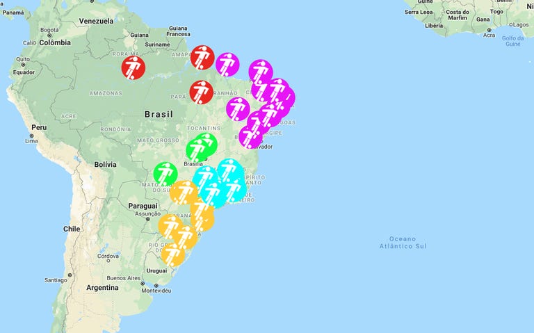 O mapa online de aulas de futebol feminino no Brasil | Nexo Jornal