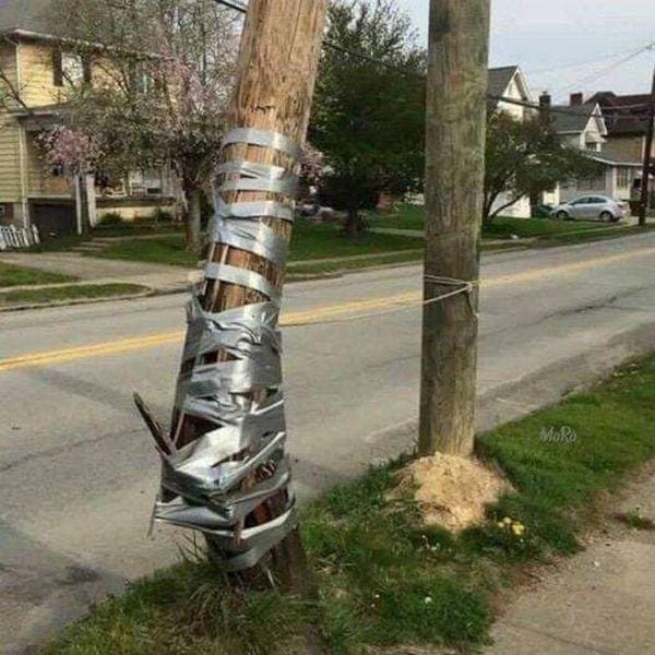 25 Hilarious Duct Tape Repairs That Made Me Laugh To My Tears - Bouncy  Mustard