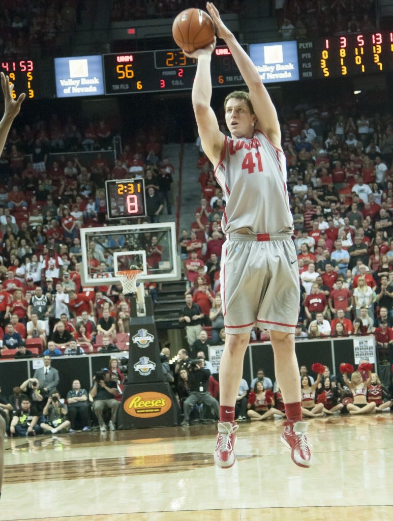 Bairstow in action - Courtesy of New Mexico Athletics