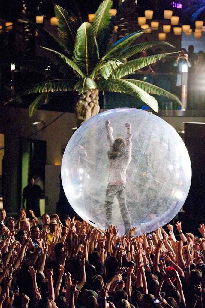 The Flaming Lips Performing at The Boulevard Pool at The Cosmopolitan of Las Vegas