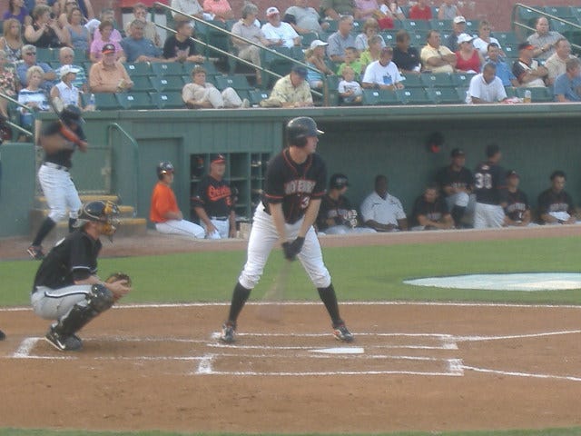 Paul Winterling has returned to the Shorebirds and is finding a bit of success.