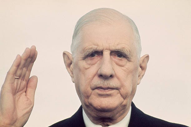 French President General Charles de Gaulle